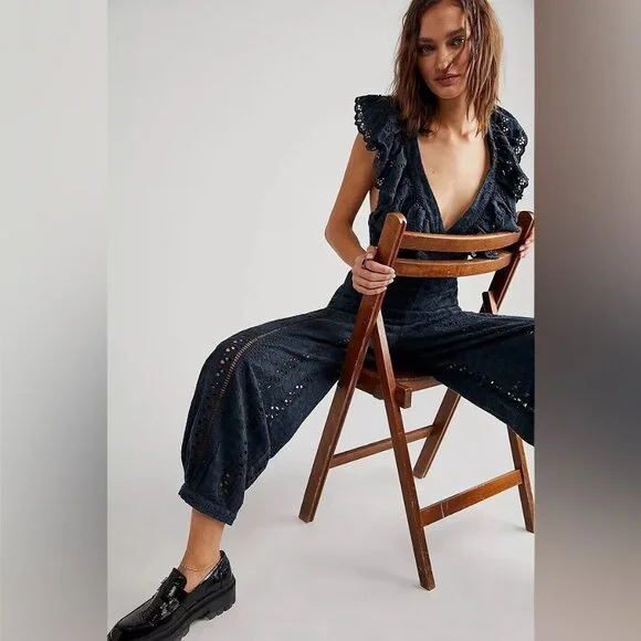 Free People Mikayla Jumpsuit NWOT - Picture 4 of 11